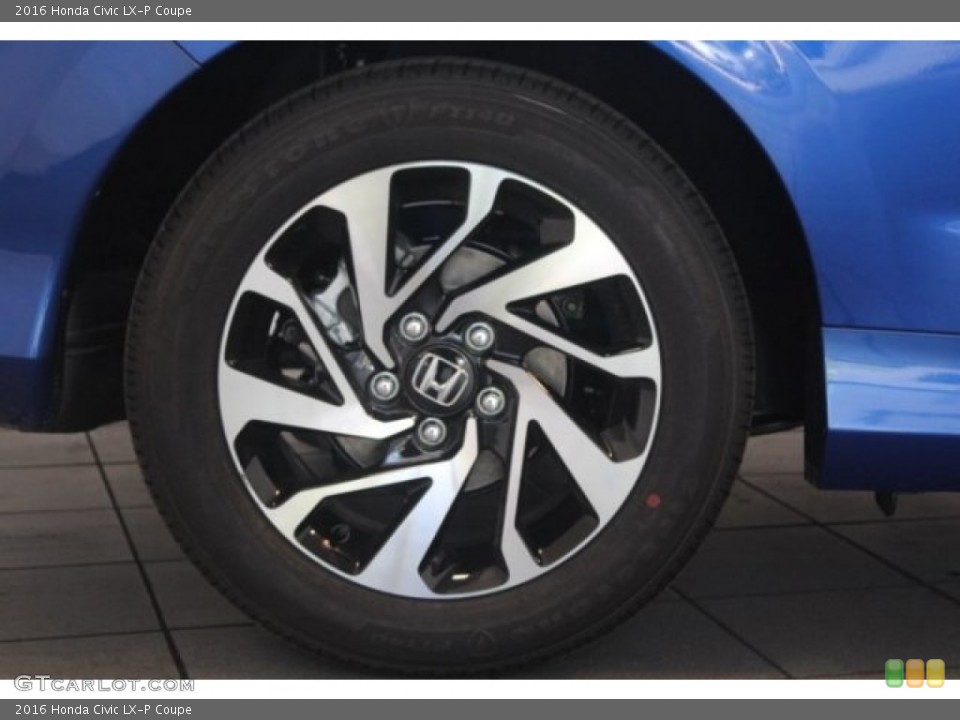 2016 Honda Civic LX-P Coupe Wheel and Tire Photo #112024818