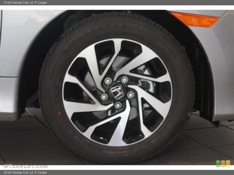 2016 Honda Civic LX-P Coupe Wheel and Tire Photo #112025184