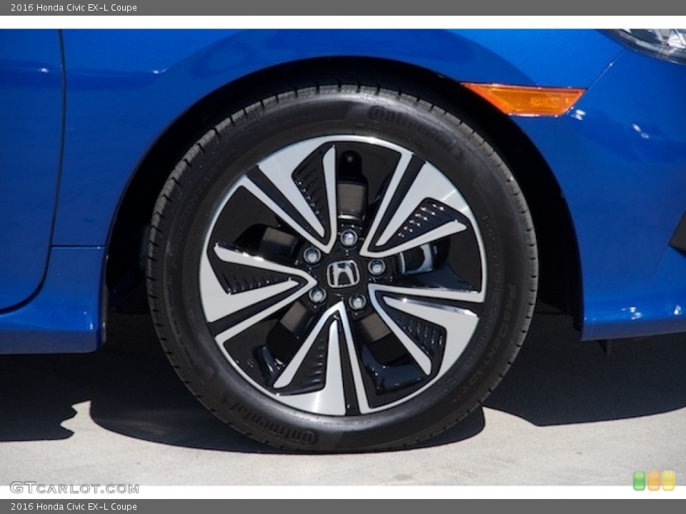 2016 Honda Civic EX-L Coupe Wheel and Tire Photo #112030751