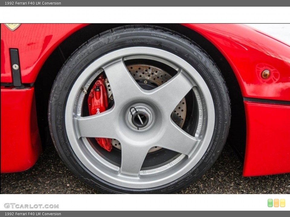 1992 Ferrari F40 LM Conversion Wheel and Tire Photo #112077779