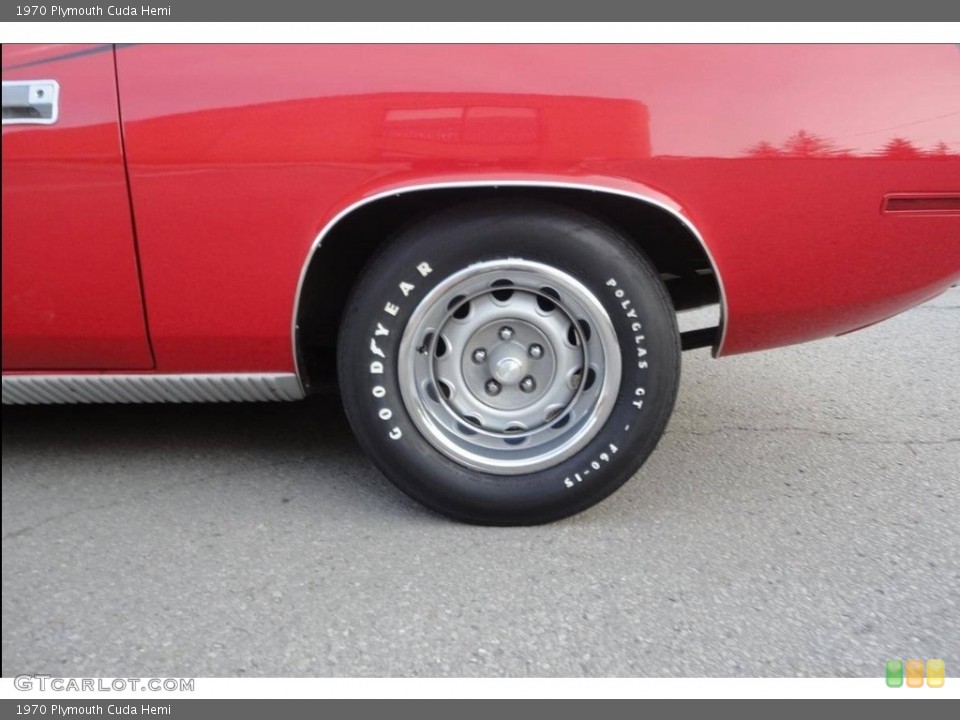 1970 Plymouth Cuda Hemi Wheel and Tire Photo #112078844