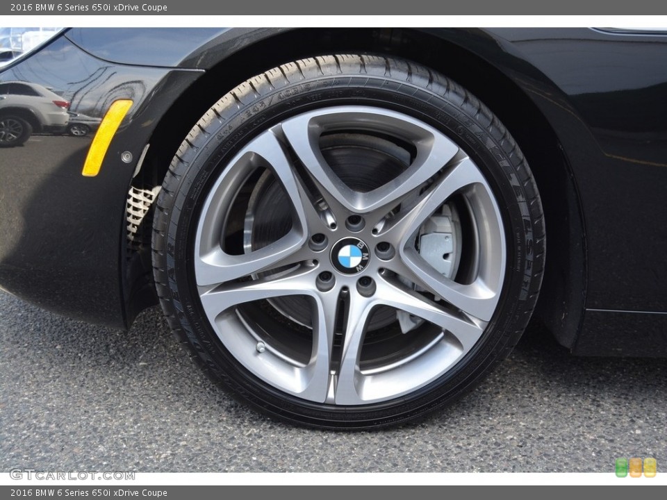 2016 BMW 6 Series 650i xDrive Coupe Wheel and Tire Photo #112135795