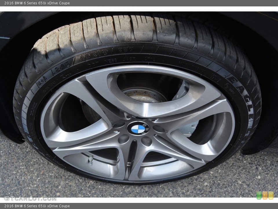 2016 BMW 6 Series 650i xDrive Coupe Wheel and Tire Photo #112135822
