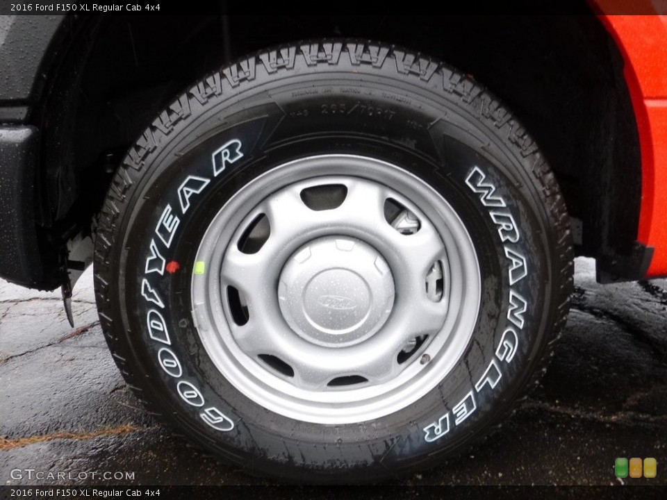 2016 Ford F150 XL Regular Cab 4x4 Wheel and Tire Photo #112175569