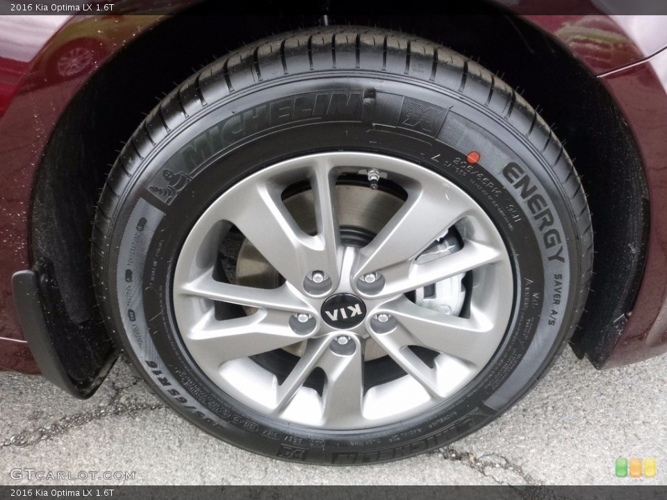 2016 Kia Optima LX 1.6T Wheel and Tire Photo #112202100