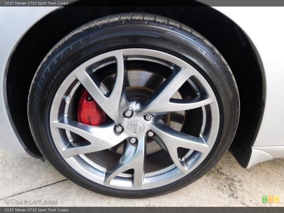 2015 Nissan 370Z Sport Tech Coupe Wheel and Tire Photo #112207641