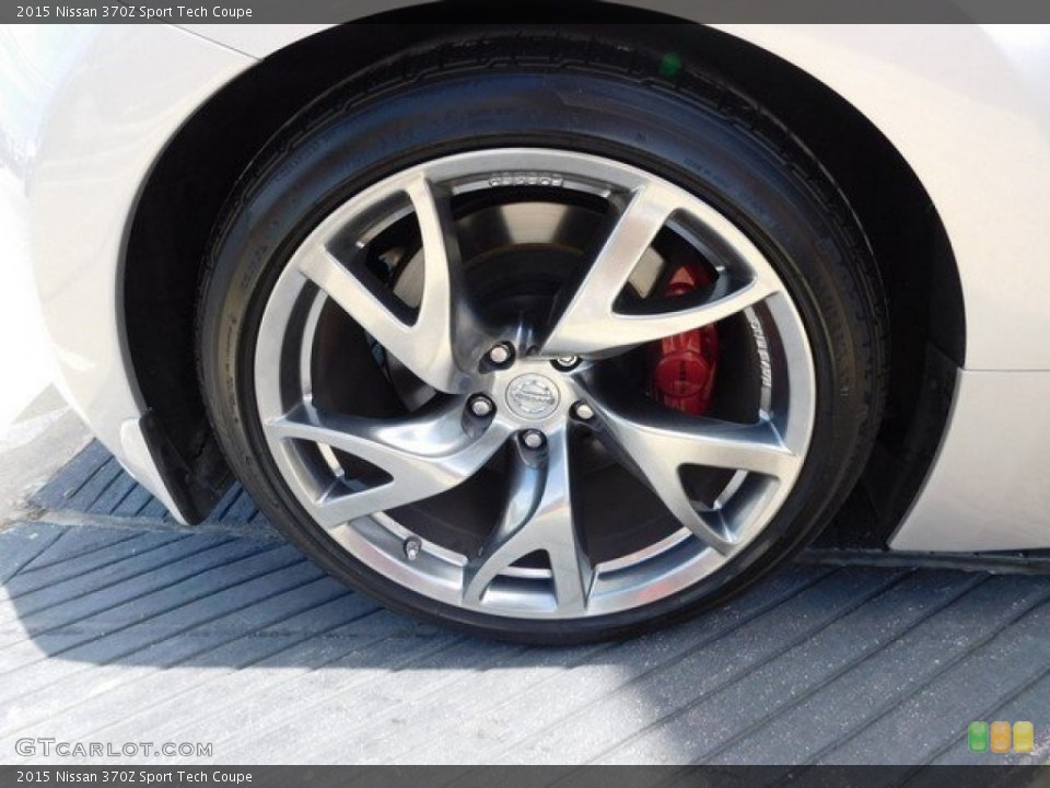 2015 Nissan 370Z Sport Tech Coupe Wheel and Tire Photo #112207683
