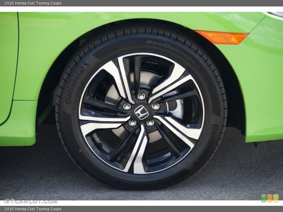 2016 Honda Civic Touring Coupe Wheel and Tire Photo #112211483