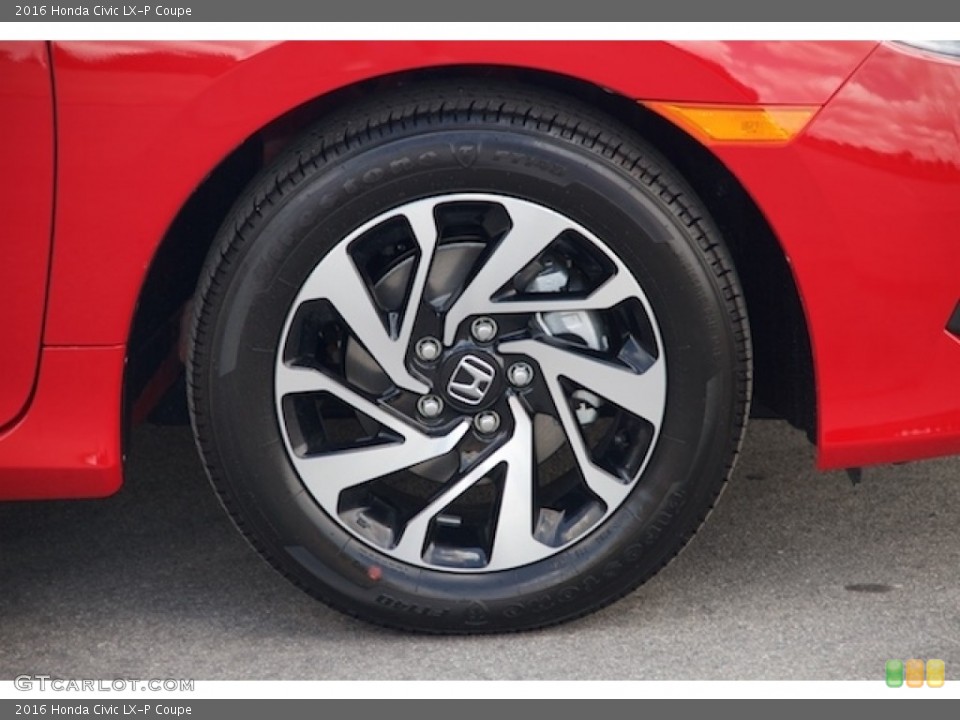 2016 Honda Civic LX-P Coupe Wheel and Tire Photo #112211969