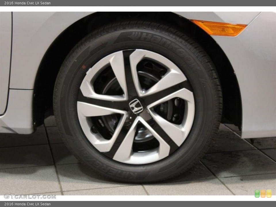 2016 Honda Civic LX Sedan Wheel and Tire Photo #112263354