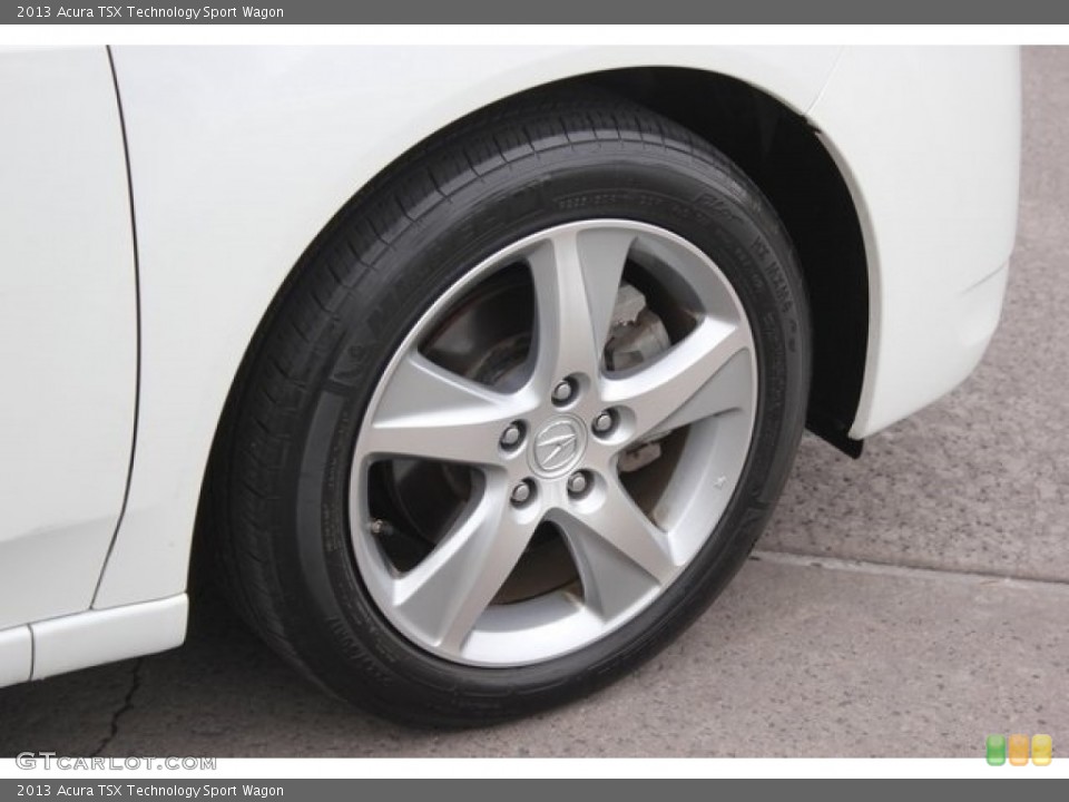 2013 Acura TSX Technology Sport Wagon Wheel and Tire Photo #112294386