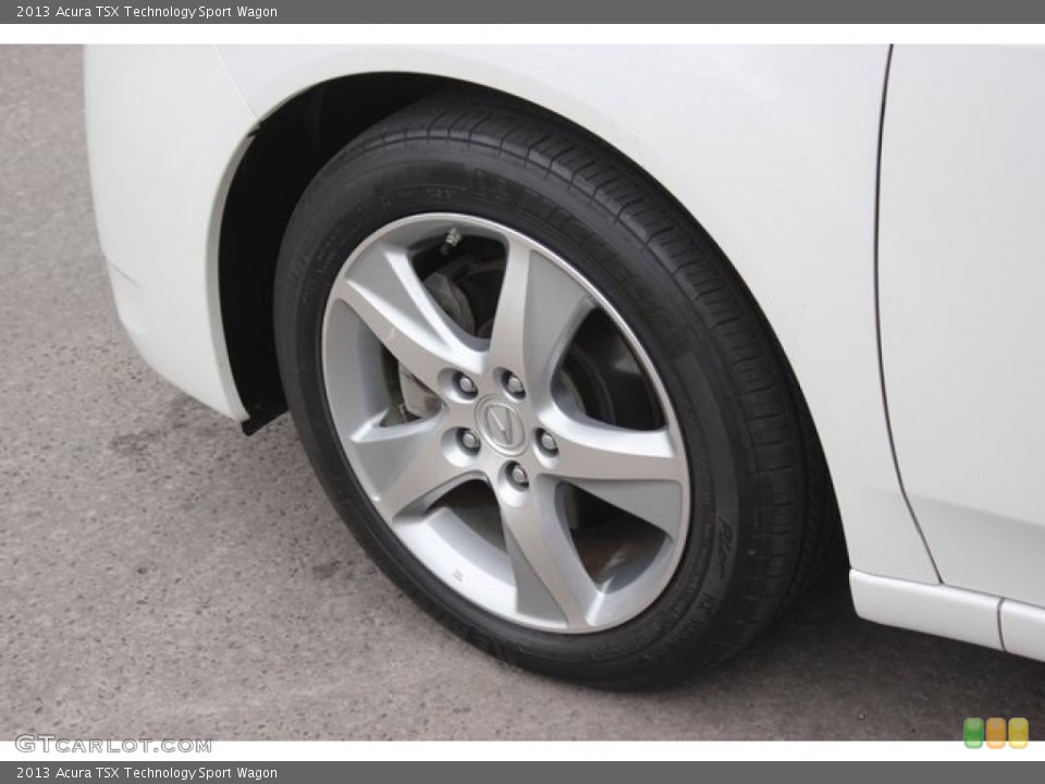 2013 Acura TSX Technology Sport Wagon Wheel and Tire Photo #112294428