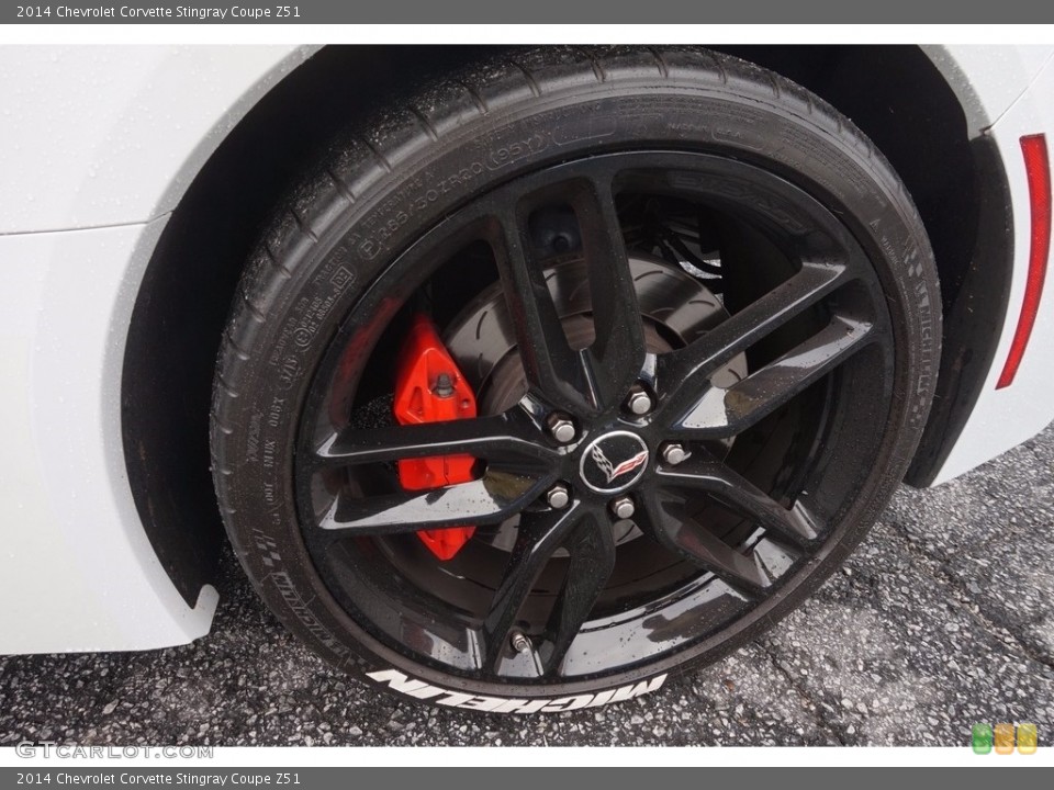 2014 Chevrolet Corvette Stingray Coupe Z51 Wheel and Tire Photo #112365859