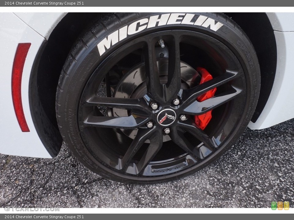 2014 Chevrolet Corvette Stingray Coupe Z51 Wheel and Tire Photo #112365871