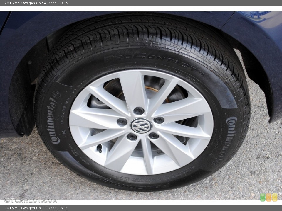 2016 Volkswagen Golf 4 Door 1.8T S Wheel and Tire Photo #112474322