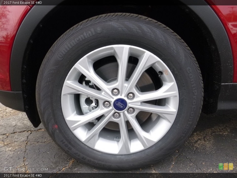 2017 Ford Escape SE 4WD Wheel and Tire Photo #112485257