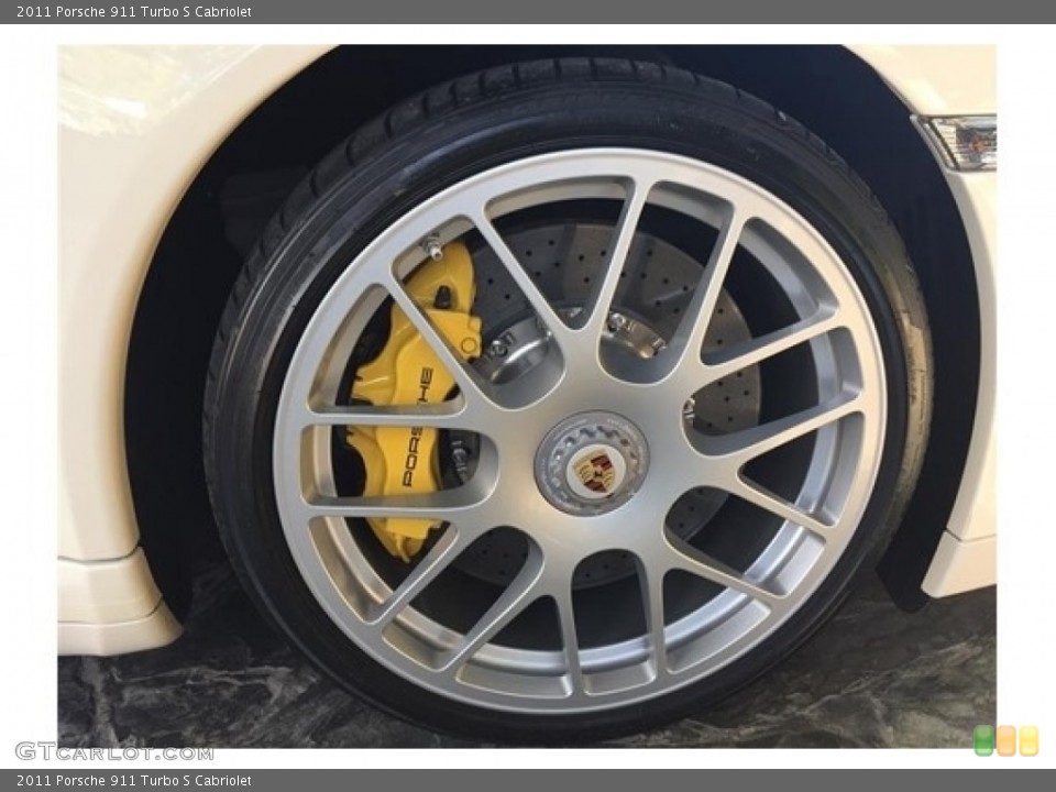 2011 Porsche 911 Turbo S Cabriolet Wheel and Tire Photo #112535267
