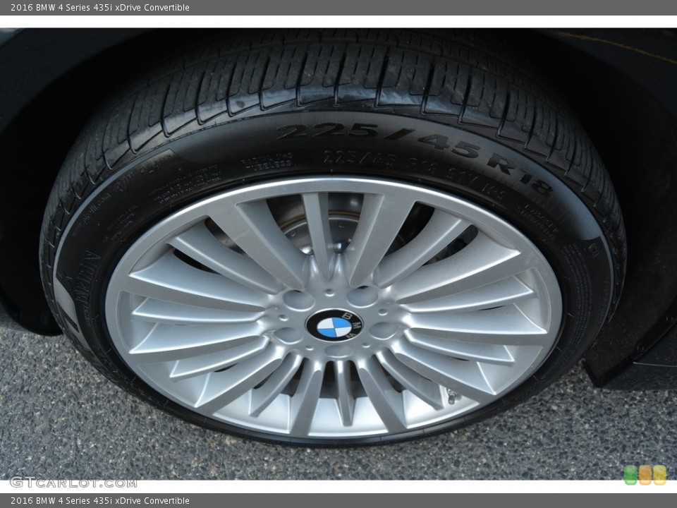 2016 BMW 4 Series 435i xDrive Convertible Wheel and Tire Photo #112596567