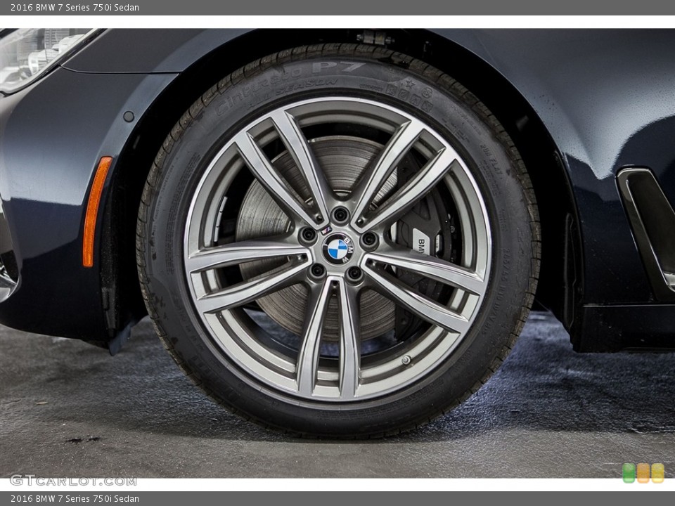 2016 BMW 7 Series 750i Sedan Wheel and Tire Photo #112665414