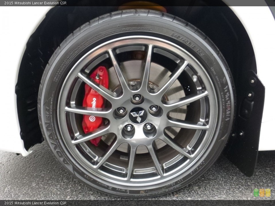 2015 Mitsubishi Lancer Evolution GSR Wheel and Tire Photo #112737726