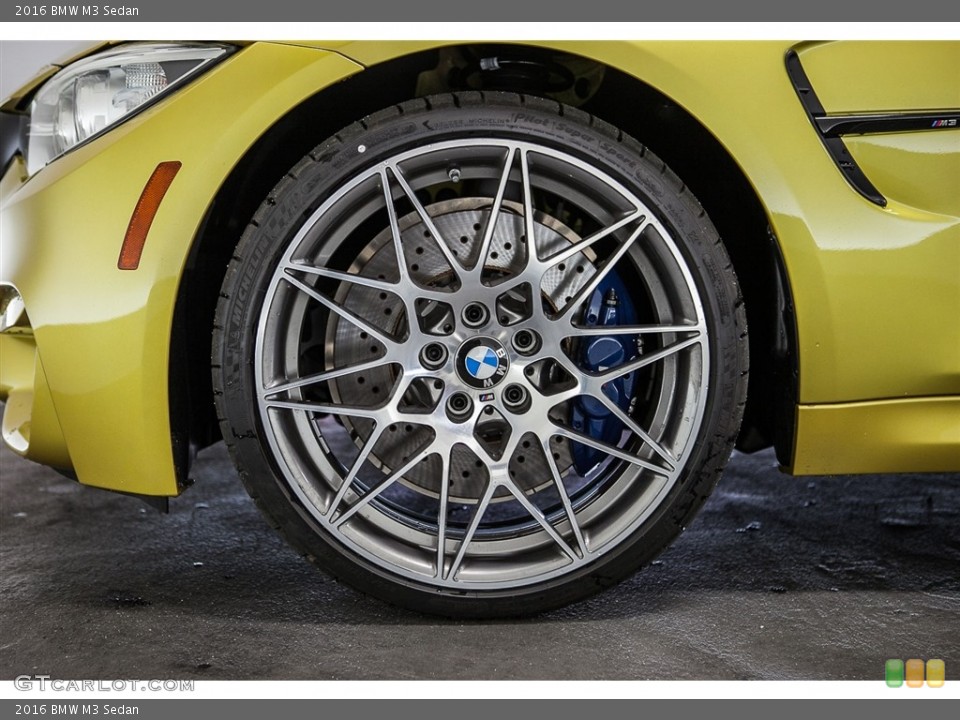 2016 BMW M3 Sedan Wheel and Tire Photo #112773814