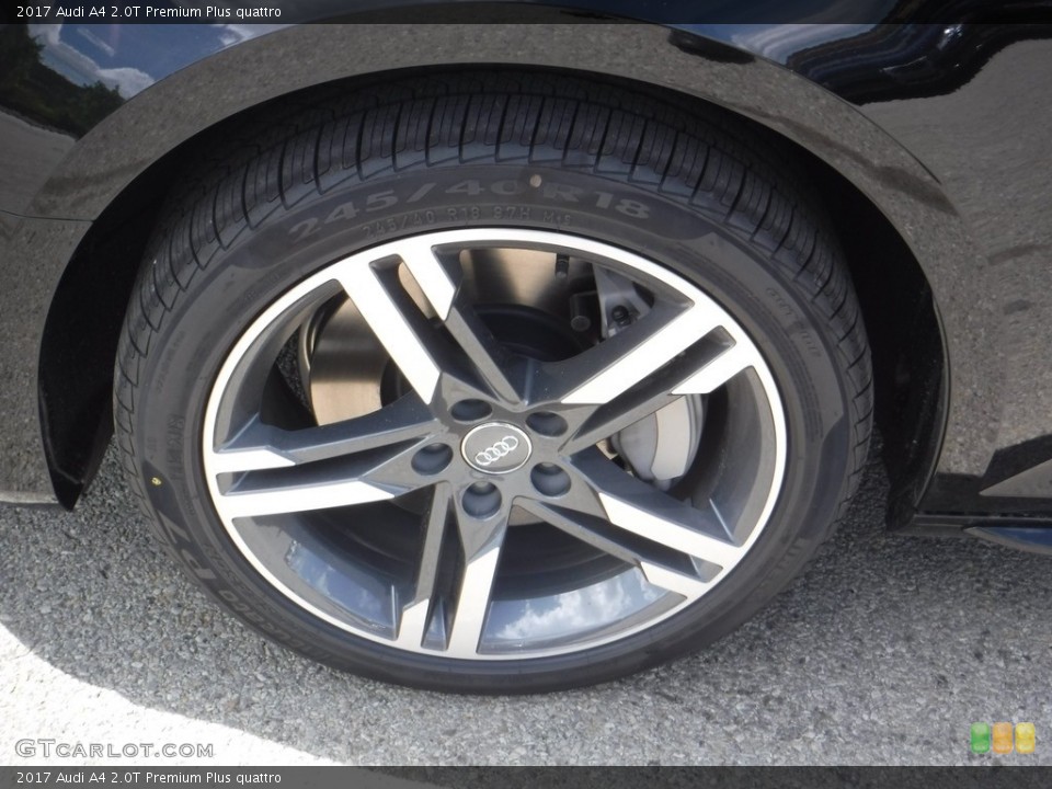 2017 Audi A4 2.0T Premium Plus quattro Wheel and Tire Photo #112827500