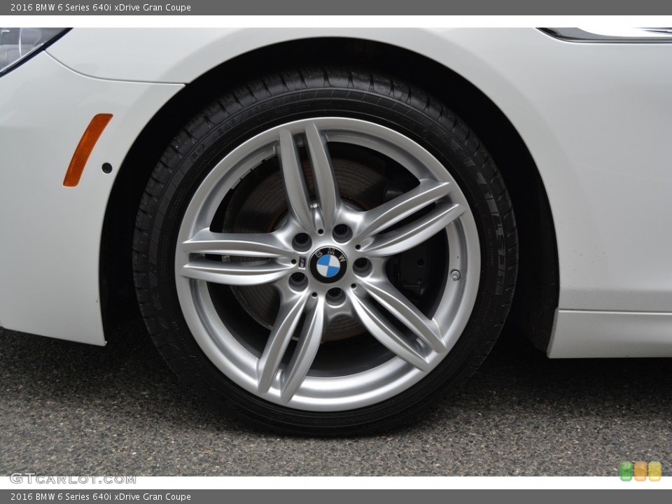 2016 BMW 6 Series 640i xDrive Gran Coupe Wheel and Tire Photo #112875630