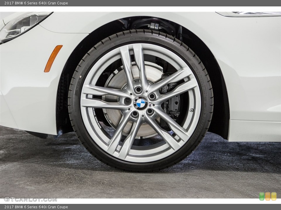 2017 BMW 6 Series 640i Gran Coupe Wheel and Tire Photo #112924425