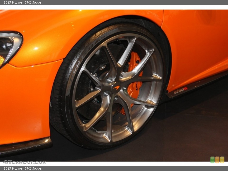 2015 McLaren 650S Spyder Wheel and Tire Photo #113113876