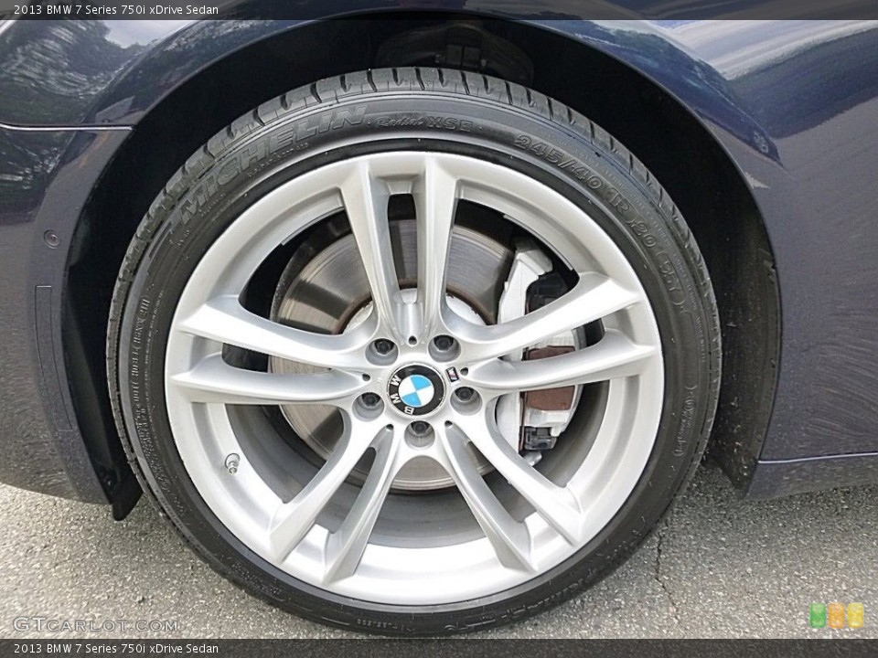 2013 BMW 7 Series 750i xDrive Sedan Wheel and Tire Photo #113138537