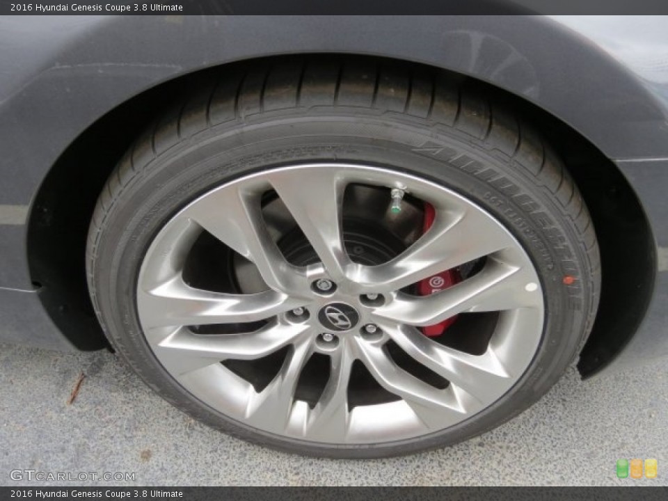 2016 Hyundai Genesis Coupe 3.8 Ultimate Wheel and Tire Photo #113305613