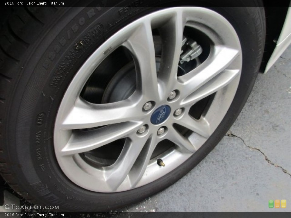 2016 Ford Fusion Energi Titanium Wheel and Tire Photo #113333466