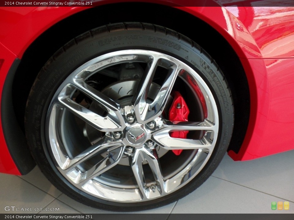 2014 Chevrolet Corvette Stingray Convertible Z51 Wheel and Tire Photo #113337122