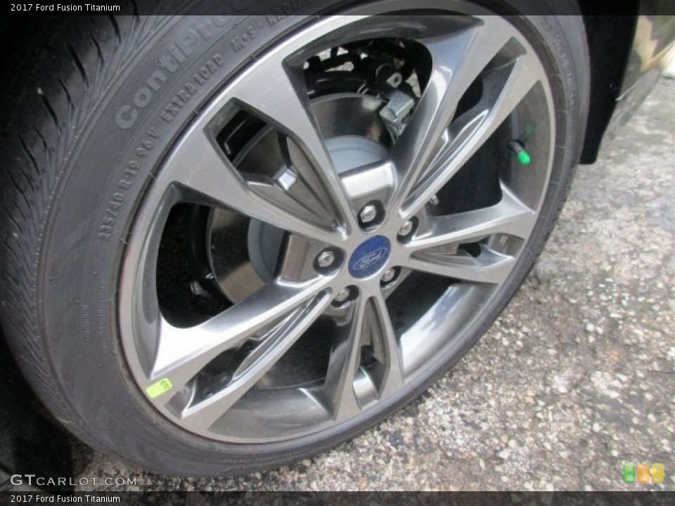 2017 Ford Fusion Titanium Wheel and Tire Photo #113389842