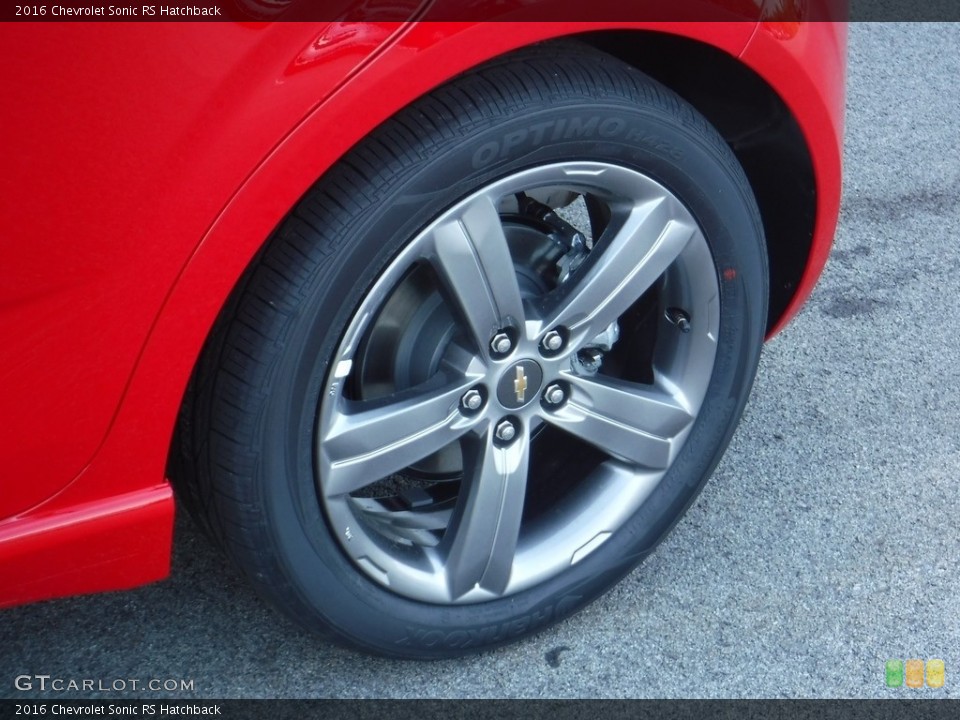 2016 Chevrolet Sonic RS Hatchback Wheel and Tire Photo #113438588