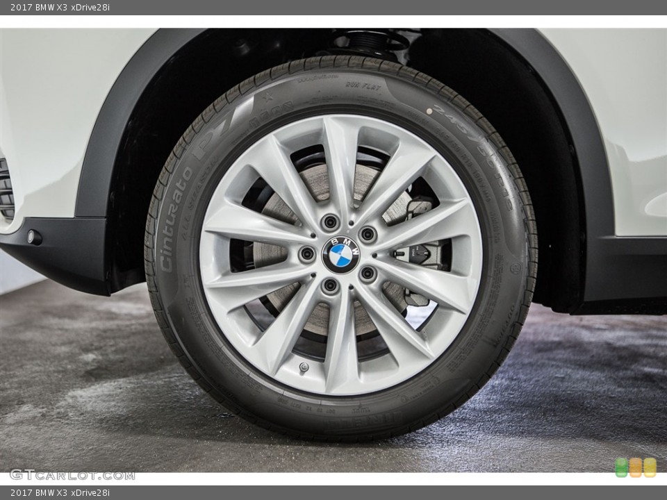 2017 BMW X3 xDrive28i Wheel and Tire Photo #113478687