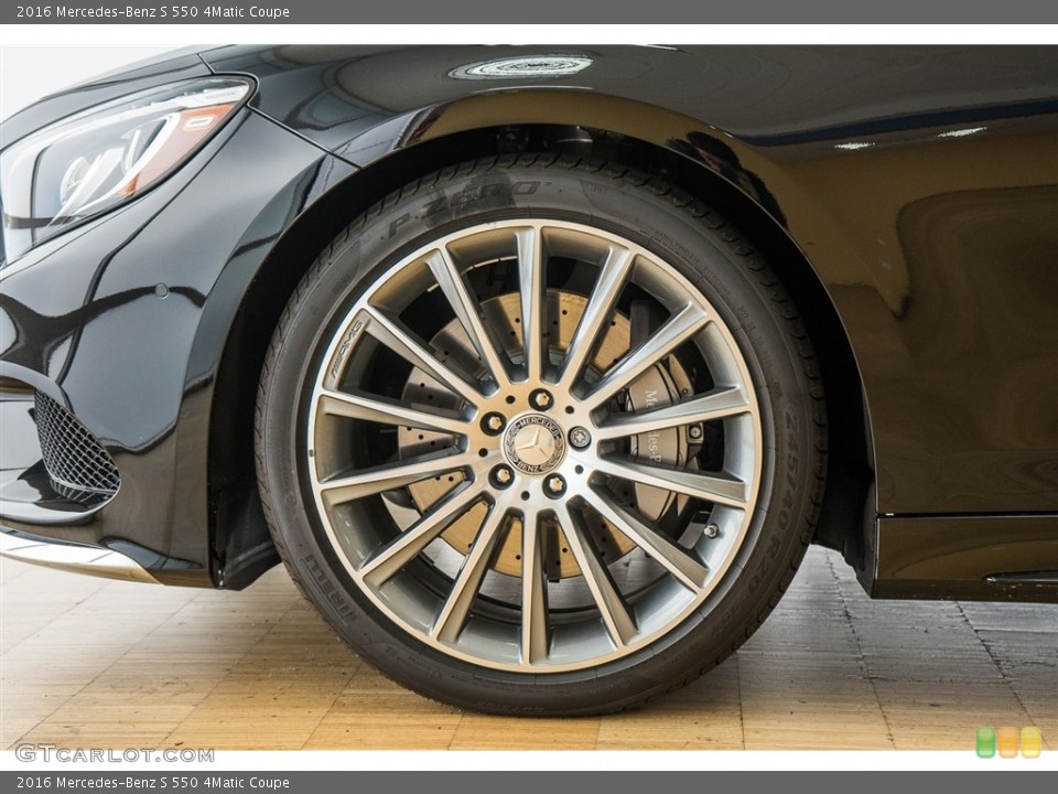 2016 Mercedes-Benz S 550 4Matic Coupe Wheel and Tire Photo #113553652