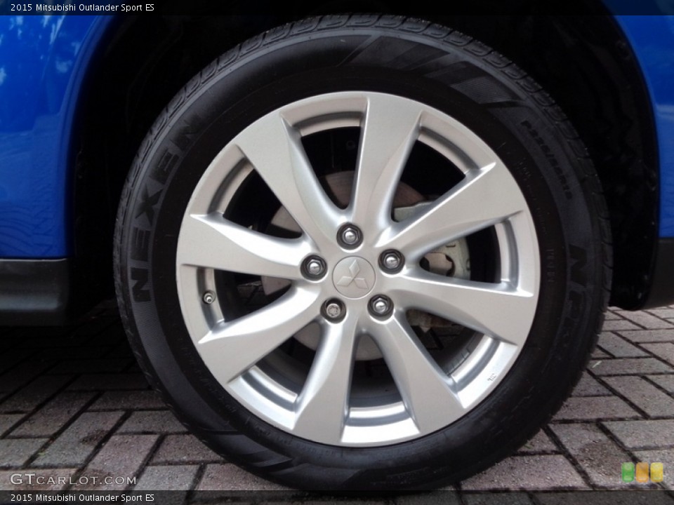 2015 Mitsubishi Outlander Sport ES Wheel and Tire Photo #113623161