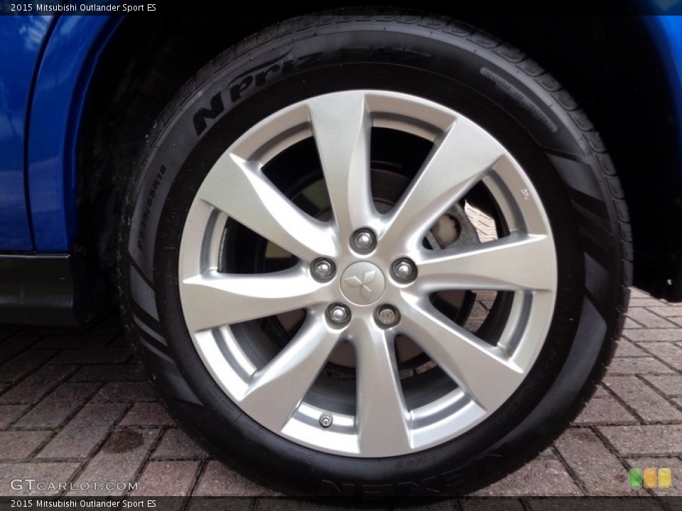 2015 Mitsubishi Outlander Sport ES Wheel and Tire Photo #113623218