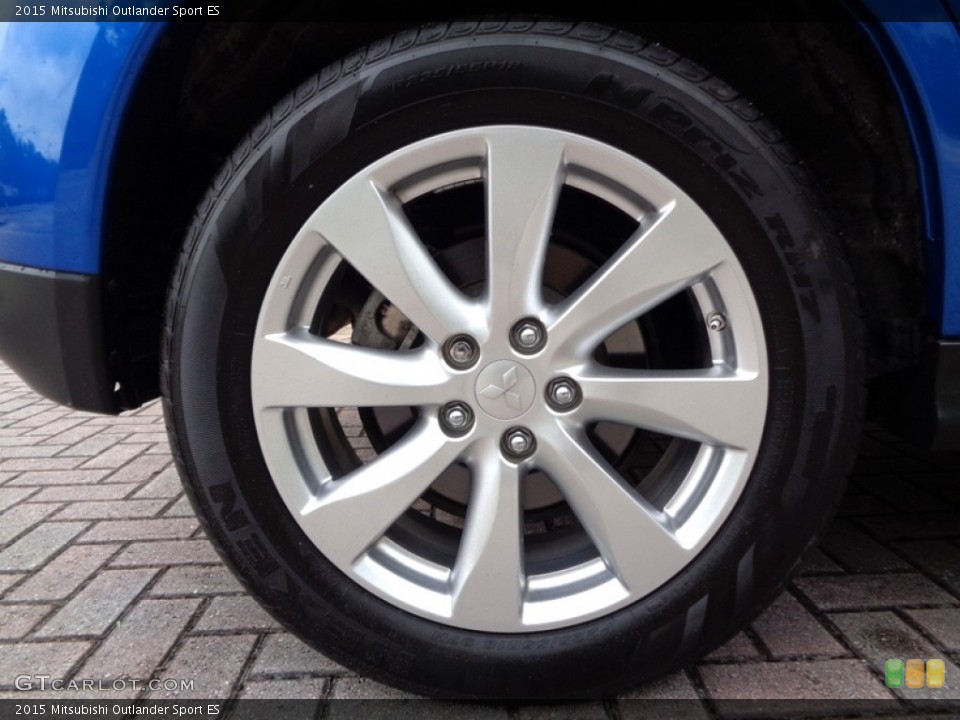 2015 Mitsubishi Outlander Sport ES Wheel and Tire Photo #113623320