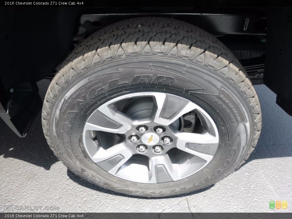 2016 Chevrolet Colorado Z71 Crew Cab 4x4 Wheel and Tire Photo #113624937