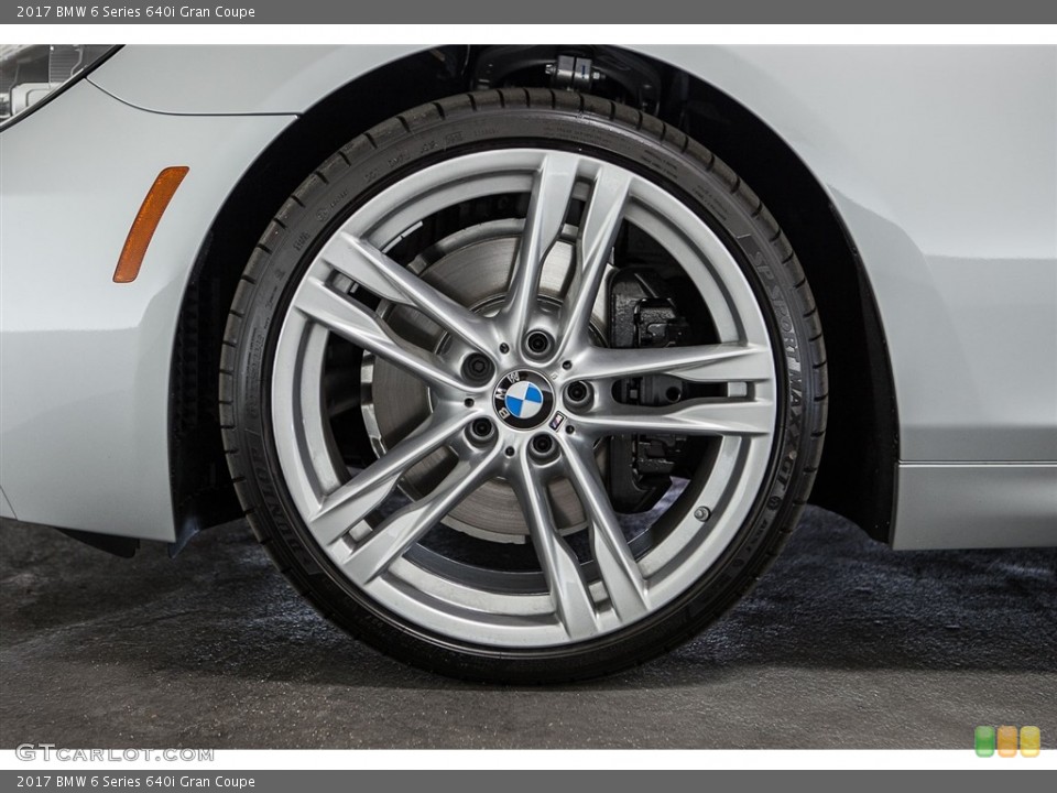 2017 BMW 6 Series 640i Gran Coupe Wheel and Tire Photo #113736340