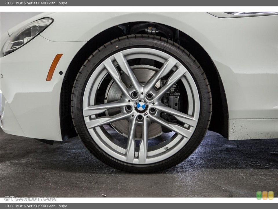 2017 BMW 6 Series 640i Gran Coupe Wheel and Tire Photo #113765964