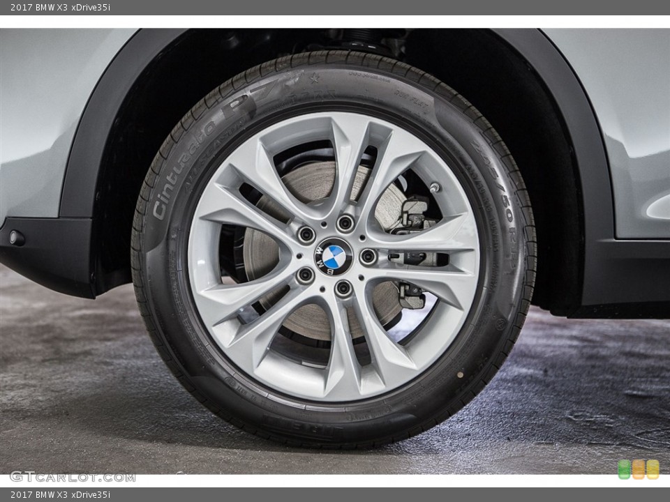 2017 BMW X3 xDrive35i Wheel and Tire Photo #113766126
