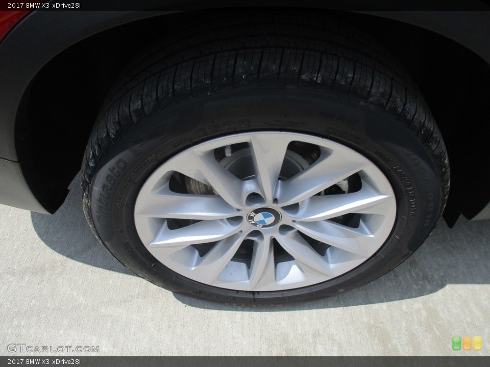 2017 BMW X3 xDrive28i Wheel and Tire Photo #113946868