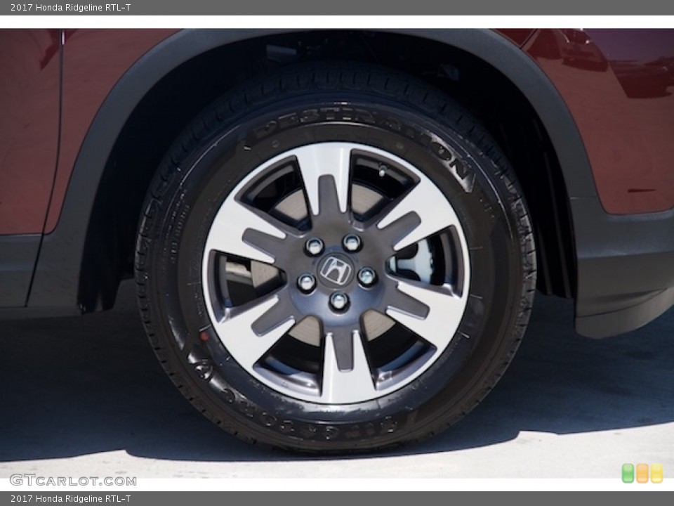 2017 Honda Ridgeline RTL-T Wheel and Tire Photo #113998872