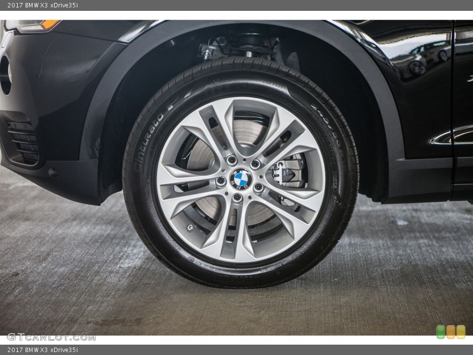 2017 BMW X3 xDrive35i Wheel and Tire Photo #114017835