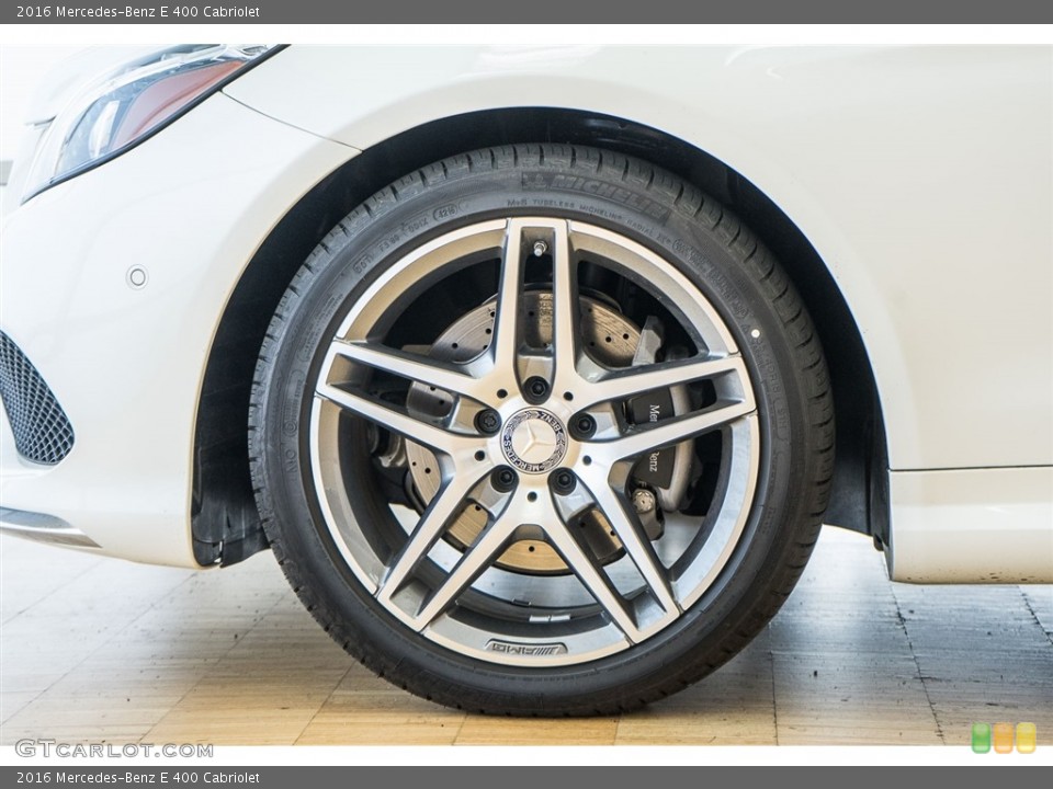 2016 Mercedes-Benz E 400 Cabriolet Wheel and Tire Photo #114024972