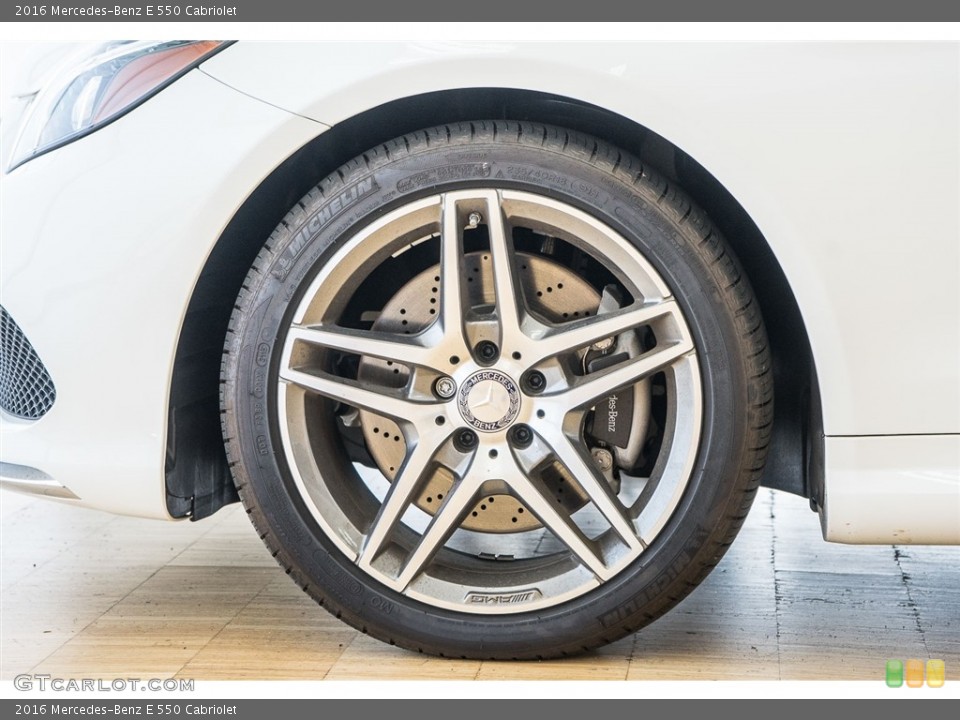 2016 Mercedes-Benz E 550 Cabriolet Wheel and Tire Photo #114025305