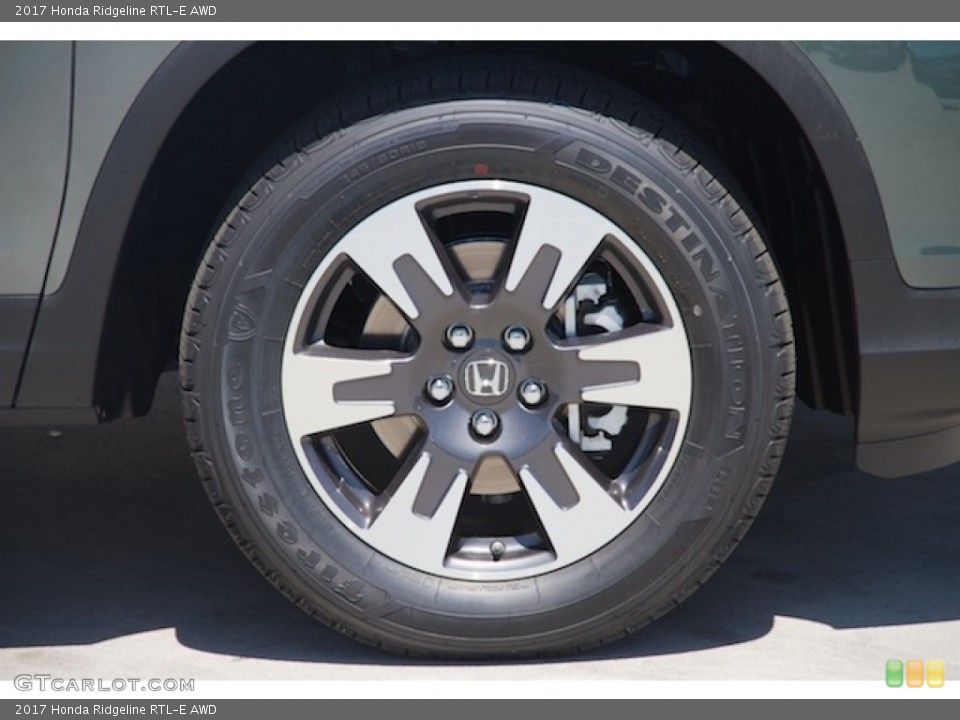 2017 Honda Ridgeline RTL-E AWD Wheel and Tire Photo #114126895